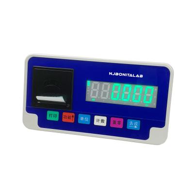 China LOW HI OK LED Indicator Display Label Printer Digital Weighing Indicator with Label Printer for Floor Scale Bench Scale Indicator for sale