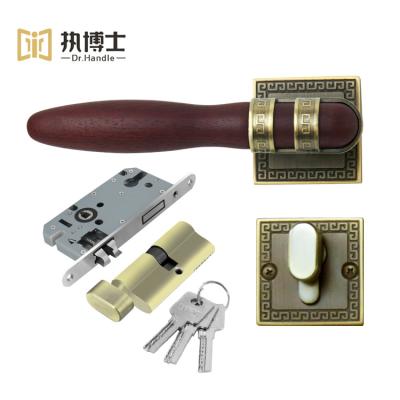 China Chinese door handles pull handle exterior and type accessories article original plated Chinese finish place lock ODM and OEM window for sale