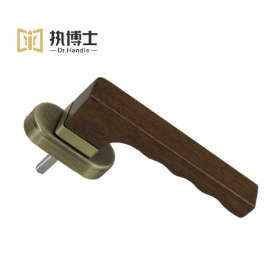 China Minimalist Classic Series Solid Wood Window Handle for Window Door and Interior Wood Window Handles for sale