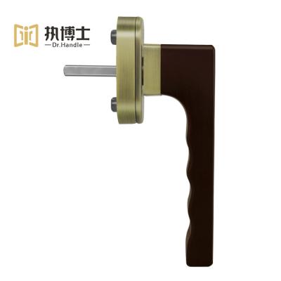 China Easy Fabric Handle Lock Soild Wood For Installion Accessories Window Handle Window Curtains And Brass Window Handle for sale