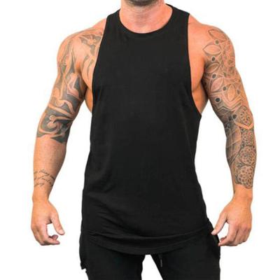 China Cheap wholesale men's anti-pilling knitwear sleeveless sports anti-pilling vest men's tank top fitted men's bodybuilding clothing for sale