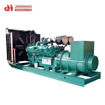 China OEM acceptance 1100kva 880kw open (silent) type diesel generator with MTU JHM-880GF brand factory direct sale price for sale