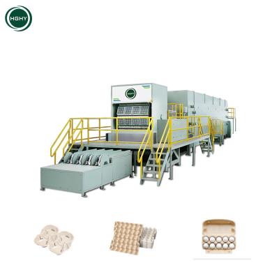 China Factory 400pcs Per Hour Semi Automatic Pulp Molding Egg Tray Machine for sale