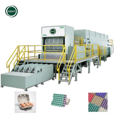 China Factory Paper Pulp Molding Egg Tray Making Machine Production Line Egg Boxes Machines Full Automatic Egg Carton Machine for sale