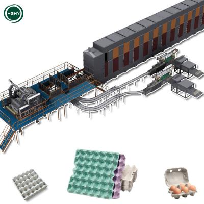 China Factory Egg Carton Box Machine Pulp Molding Egg Tray Machine Waste Paper Pulp Making Fruit Carton Recycled Paper Pulper Machine for sale