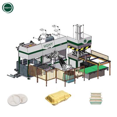 China Factory 100% Biodegradable Pulp Molding Tableware Making Machine HGHY. Contact us for the best price! for sale