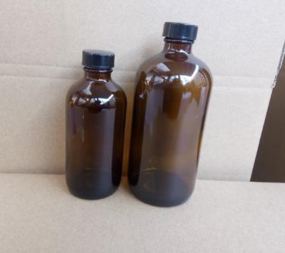 China 100ml 200ml Amber Brown Pharmaceutical Lab Glass Bottles , Pharmecutical Glass Bottles for sale