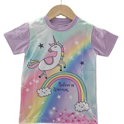 China Breathable Organic Blouse Baby T-shirts Summer Kids Casual Clothes Set Baby Clothes for sale