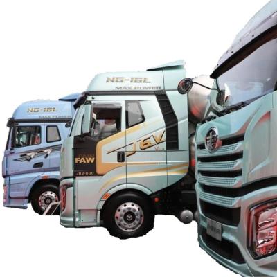 China FAW Jiefang J6V zware vrachtwagen 520HP 6X4 automatische versnellingsbak tractie vrachtwagen kop met ABS Te koop