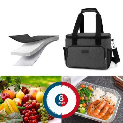 China Waterproof Custom Logo Soft Collapsible Cooler Bag Insulated Thermal Grocery Lunch Cool Bags For Camping for sale