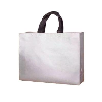 China Holographic Metallic Gold Laminated Gift Shopping Bag Eco-friendly Promotional Non Woven Bag Tote Bag With Gusset for sale