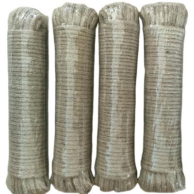 China Application 100% Natural Jute Gardening Braided Strong 10mm Rope For Gardening for sale