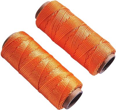 China Packing #18 twisted Mason Line 100% orange tying twine nylon twine for 100m of knitting for sale