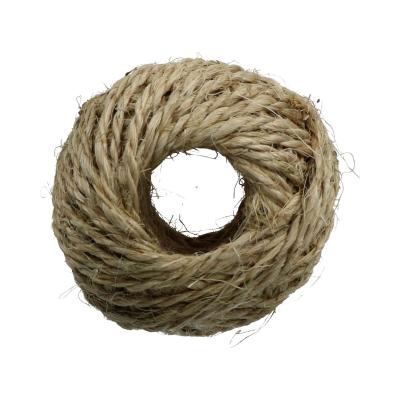 China Eco-friendly 100meters 2.5mm sisal twine twine ball for hobby craft and gardening use for sale