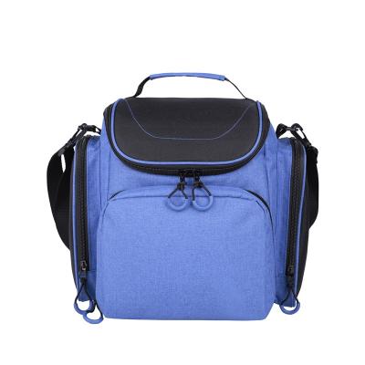 China 2 Layers Insulated Lunch Cooler Bag Thermostat Inner Freezeable Thermostat Cool Bag Customized Logo for sale