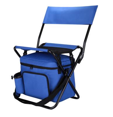 China Waterproof 2021 Custom Multifunctional Outdoor Armchair Logo Folding Fishing Chair Bag Cooler Bag for sale