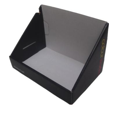 China Recyclable Corrugated Paper Cardboard Custom Printing Supermarket Sell Retail Store Cardboard Counter PDQ Display Packaging Box for sale