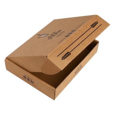 China Disposable Wholesale Cardboard Corrugated Paper Packaging Shipping Box for sale