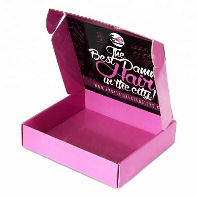 China Custom Recyclable Folding Paperboard Storage Wig Packaging Small Paper Box for sale