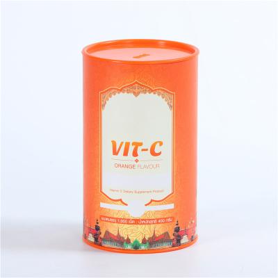 China Recyclable Custom Printing Lid Newspapers Distribution Tour Box Vitamin Supplement Metal Packaging for sale