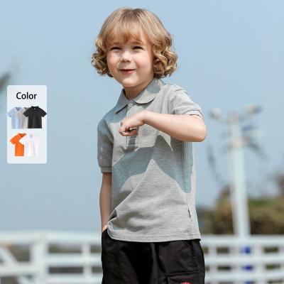 China Wholesale Cotton Breathable High Quality Children's Clothing Boys Summer Soft Polo Shirt Boys Pattern Casual Printing Children's Polo Shirt for sale