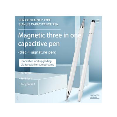 China Beautiful Multi Function Stylus Pen For Touch Screen Magnetic Three In One Pencil Universal 360 Degree Hard Screen Stylus Pen for sale