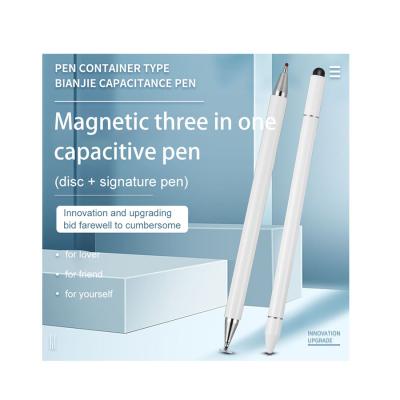 China Wholesale Beautiful Tablet Stylus Pen Magnetic Three In One Capacitive Touch Screen Stylus Pen for sale