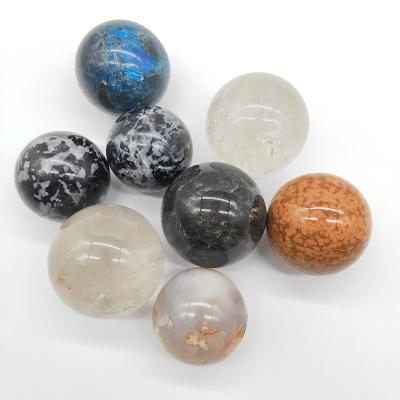 China Europe Ball 3-8Cm Kristal - Amethyst Labradorite Garden Quartz Rainbow Moonstone Fluorite Pink Water Sapphire Sphere Ball for sale