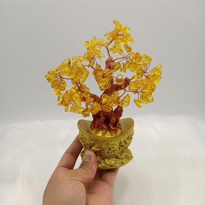 China Wholesale Natural Life Crystal Book Tree Citrine Crystal From China Crystal Tree Money Tree Of for sale