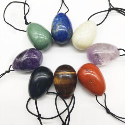 China China Jade Egg Rose Quartz Yoni Egg Jade Jaw White Certified Crystal Egg Nephrite Egg for sale