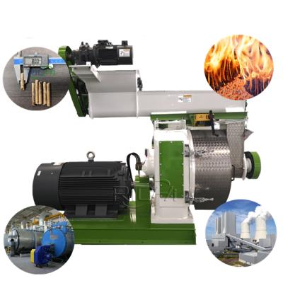 China Wood Chips Wood Sawdust Wood Biomass Ring Die Factory CE Approved 1.5-2t/h wood pellet press machine machine/pellet press for sale