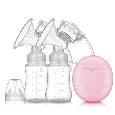 China Latex Free Amazon Top Selling Multi Function OEM ODM Silicone Smart Electric Rechargeable Breast Pump Double for sale