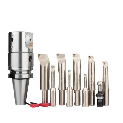 China 8pcs Set Factory Machine Tool Adjustable Boring Head NBJ16 Series Micro Fine Boring Head for sale