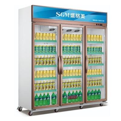 Cina Frigorifero a display verticale commerciale 1840L R290a Frigorifero senza gelo in vendita