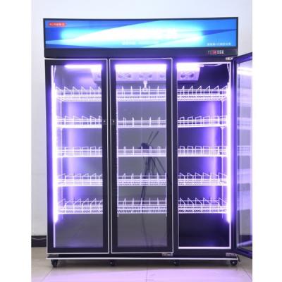 Cina 1840L Supermercato Beverage Display Cooler vetrina automatico scongelamento in vendita