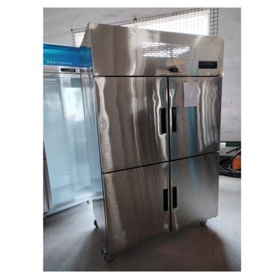 China 40 Cubic Feet Stainless Steel Swing Four Doors No Frost Upright Fridge For Cold Food Te koop