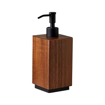 China European Design Decorative Leaf Wood Luxury Household Waste Bin Viable Customization No Lid Bath Set Lotion Dispenser for sale