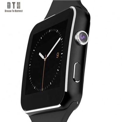 China Independent 2G & 2019 SIM Card X6 CT08 Android Smartwatch Android Phone With SIM Touch Screen Mobile Phones for sale