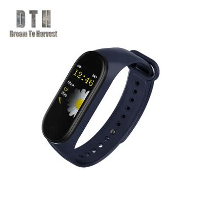 China Newest Heart Rate M4 Band 0.96 Band TFT IP68 Wristband Static Waterproof Smart Watch M4 Fitness Tracker for sale