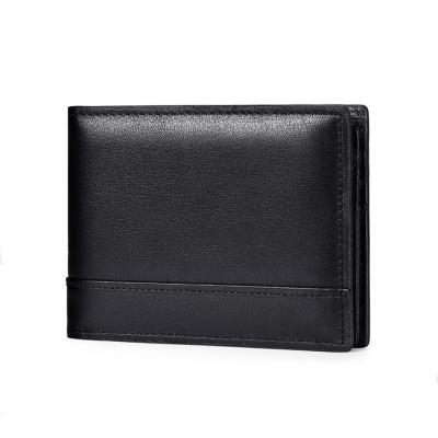 China RFID Factory Price Manufacturer Supplier Genuine Eco Money Bag Men Leather Wallet for sale