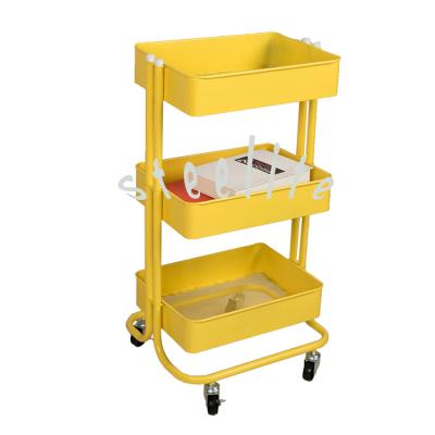 China Sustainable Modular Kitchen Furniture 3 Tier Rolling Cart Kitchen Cart Design for sale