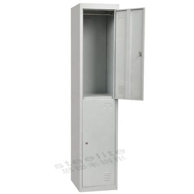 China Dismantled American Steel Locker School Students Locker Cabinet 2 Tier Steel Locker /Metal Locker for sale