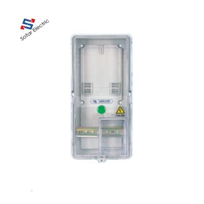 China 1 x 7 Year OEM ODM Service Single Phase Polycarbonate Electricity Meter Boxes Meter For Single Phase Meters for sale