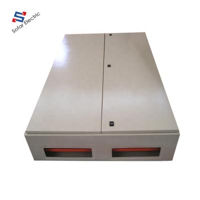 China IP65 Distribution Box Double Door Metal Enclosure With Mounting Plate And Gland Plate for sale