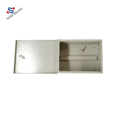 China Electrical Distribution Box Hinged-Cover Metal Junction Boxes With Cable Entry Knockouts for sale