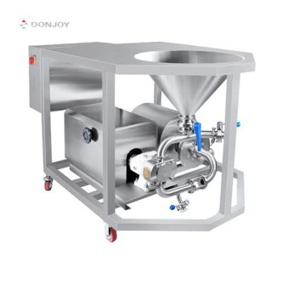 China DONJOY SS316L Food and Beverage Industry Food Sanitary GradeSingle Introduce Homogeneous Lobe Mixing Pump With Double Mechanical Seal for sale