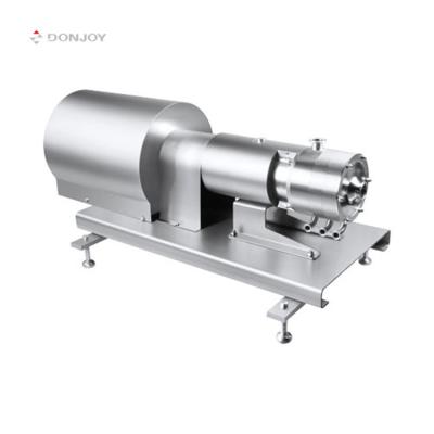 China DONJOY Sanitary Food and Beverage Industry Stainless Steel Homogenizer Emulsifier Pump for Peanut Butter Homogenizer Pump Emulsifier Mixer for sale