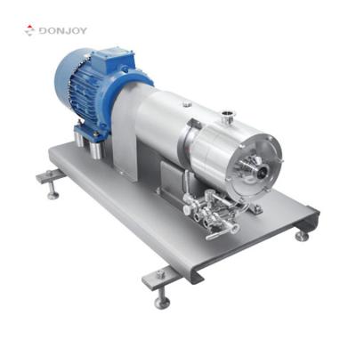 China DONJOY Food and Beverage Industry Customized Sanitary SS316L Multistage Emulsifying Homogenizing Pump for sale