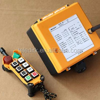 China Top Selling Universal Crane Wireless Hoist Controller Remote Control F21-6D 6 Buttons 2 Speed ​​Radio Remote Control for sale