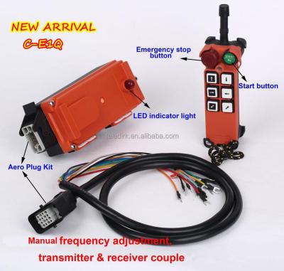 China Used for Mini Wireless Remote Control Switch C-E1Q control tower crane factory price with 433mhz for sale